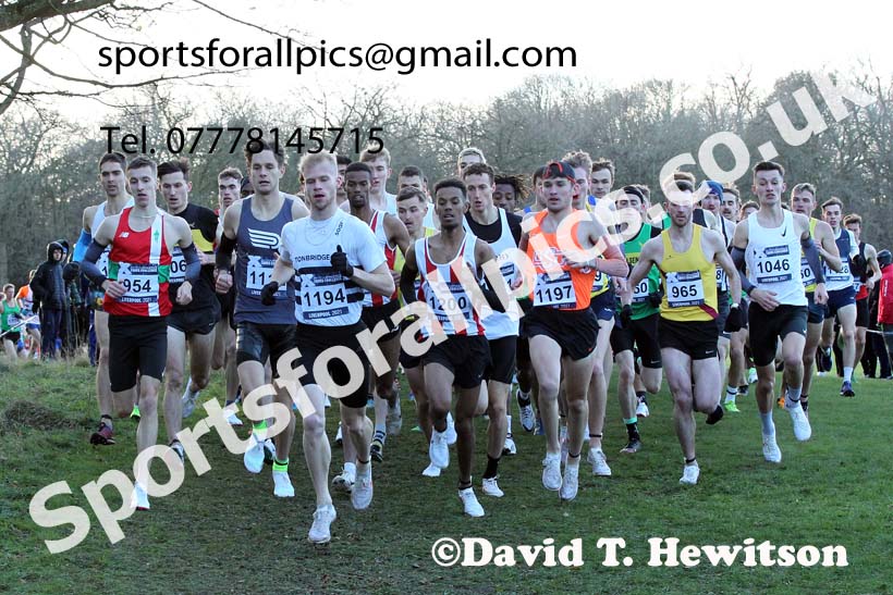 Senior men and Under-23s, European Cross Country Championships Trials, Sefton Park, Liverpool. Photo: David T. Hewitson/Sports for All Pics